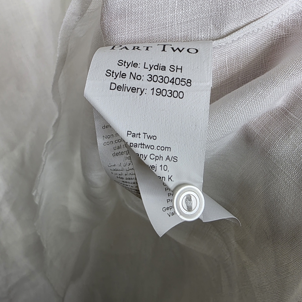 Women's White Blouse - Picture 4 of 9